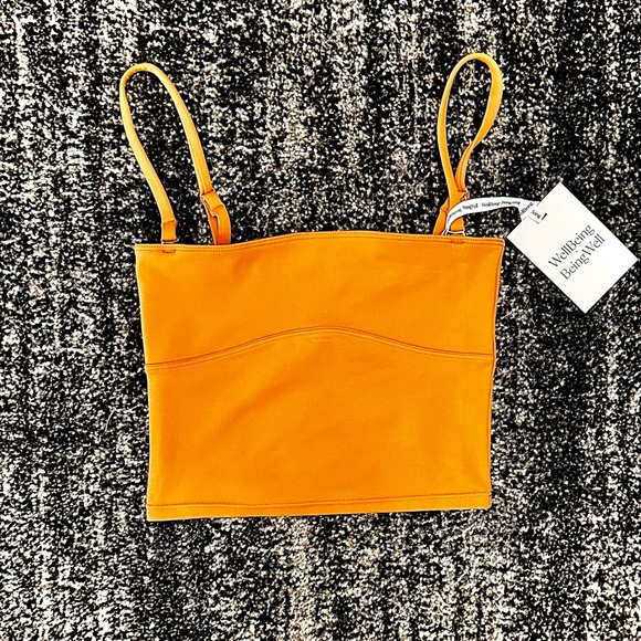 WELLBEING + BEINGWELL || FlowWell Misa Tank in Adobe Brown - SZ XXS 🧡NWT🧡 - Picture 2 of 9
